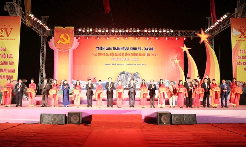 Quảng Ninh: Triển lãm thành tựu kinh tế - xã hội chào mừng Đại hội Đảng bộ tỉnh